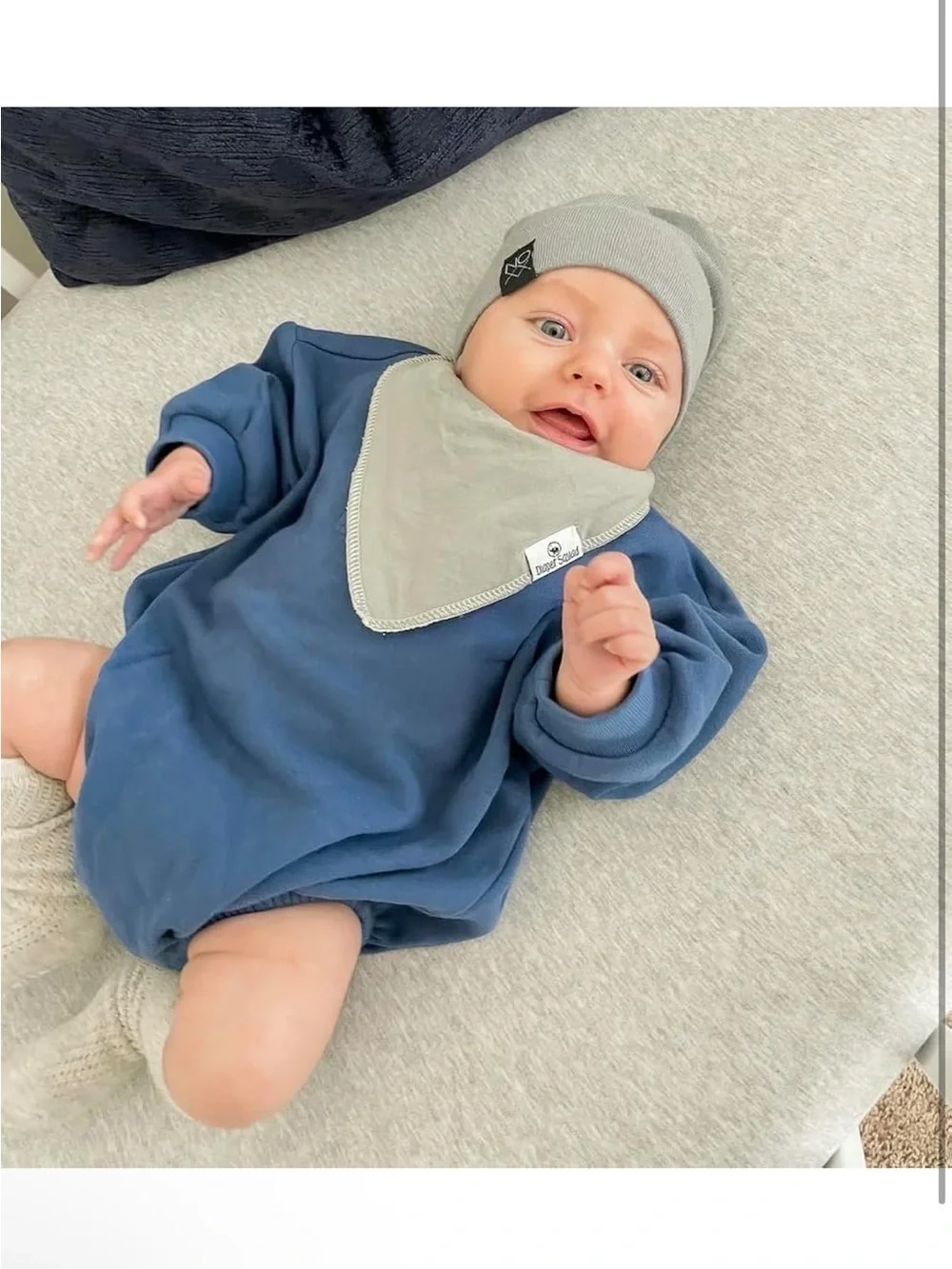 10 pack Diaper Squad Neutral Cotton Bandana Bib Set Baby Cotton Fleece